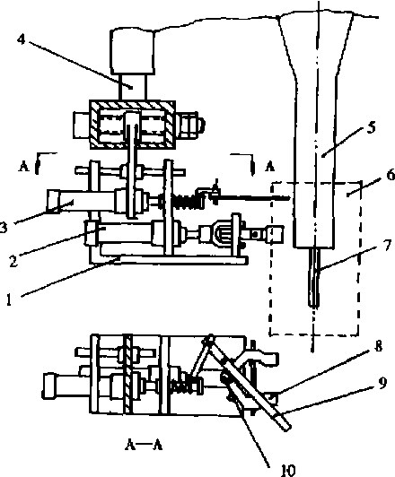 包裝機(jī)機(jī)械手示意圖