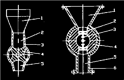 全自動制袋包裝機轉(zhuǎn)鼓式計量裝置結(jié)構(gòu)簡圖