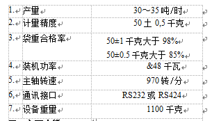 包裝機(jī)主要技術(shù)參數(shù)圖