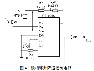 鎖相環(huán)升降速控制電路圖