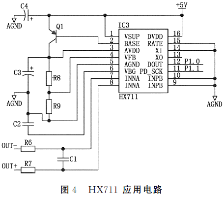 稱重儀表應(yīng)用電路圖