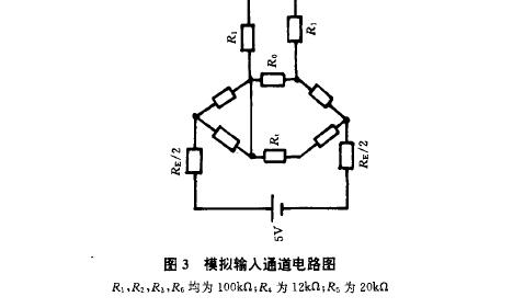 智能稱(chēng)重儀模擬輸入通道電路圖